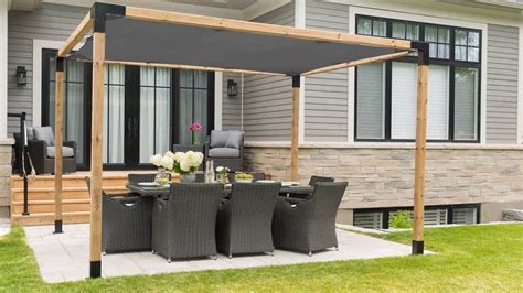 The Toja Grid 3 PIece Curtan Rod Holder Kit allows you to attach a rod to your pergola structure. . Toja grid